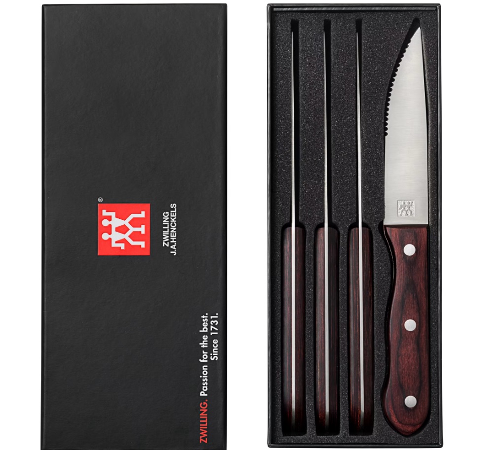 ZWILLING Steak knife set, 4pcs, KITCHEN KNIVES Virtuves lietas